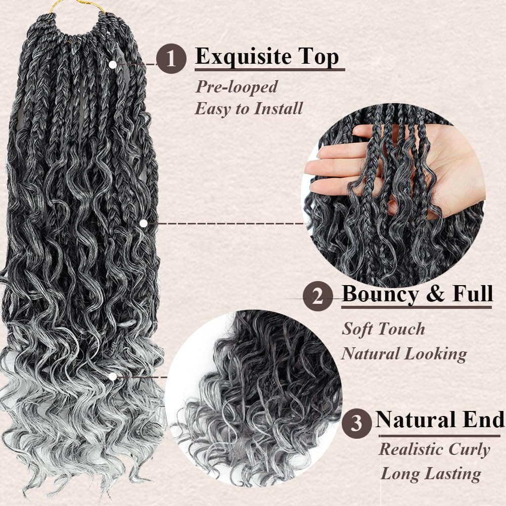 Amazon.com : Goddess Box Braids Crochet Hair 10 Inch Bohemian Box